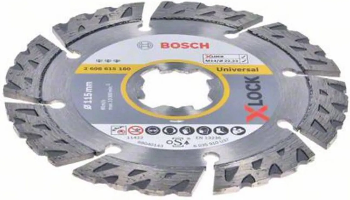 Bosch X-LOCK Diamantslijpschijf 115mm - Beton - 22.23mm