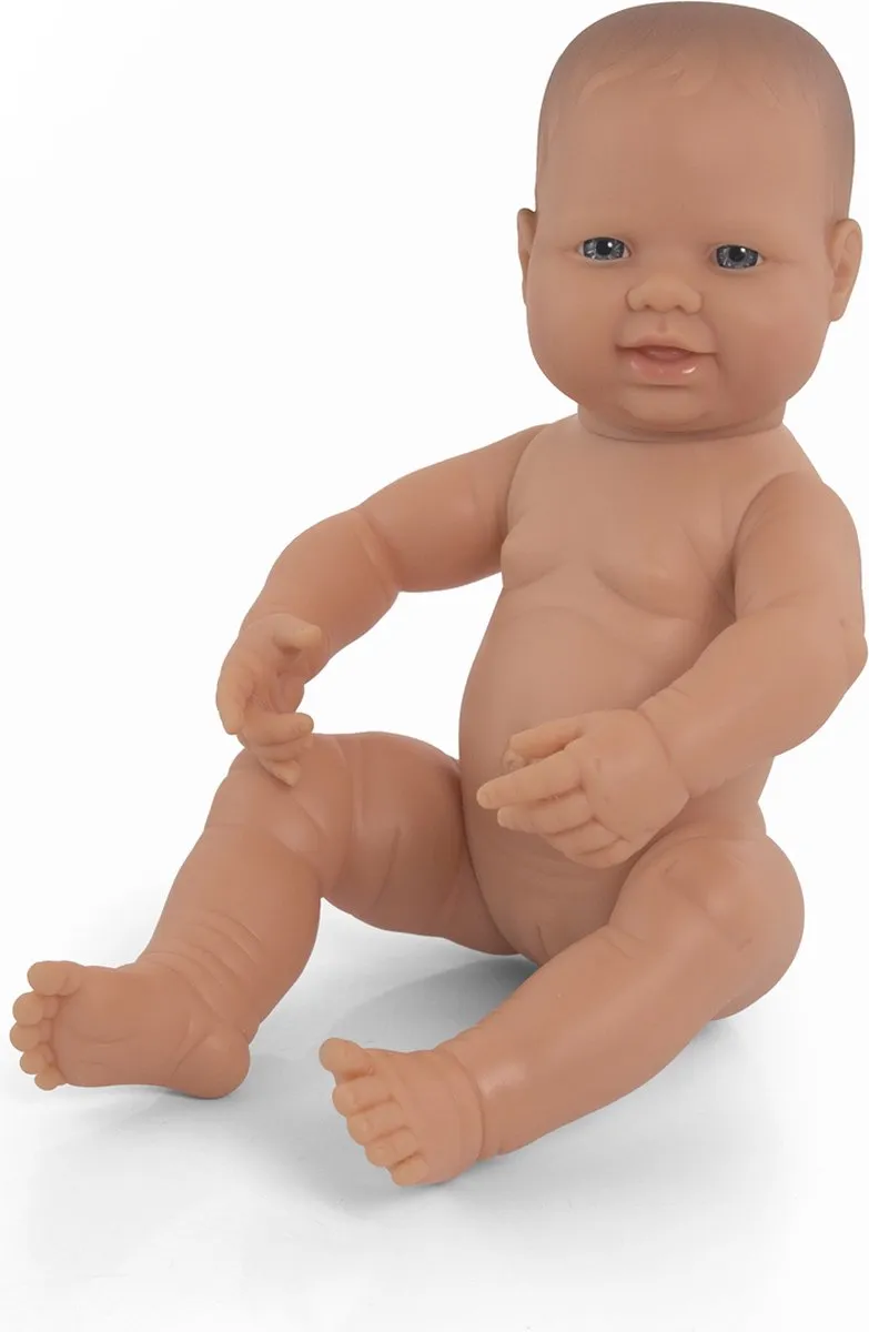 Miniland Babypop Europees Girl 40cm - Print