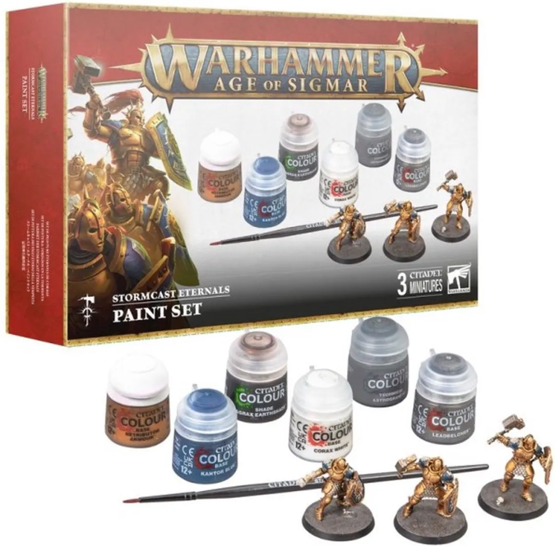 Games Workshop Warhammer Citadel Stormcast Eternals Verfset