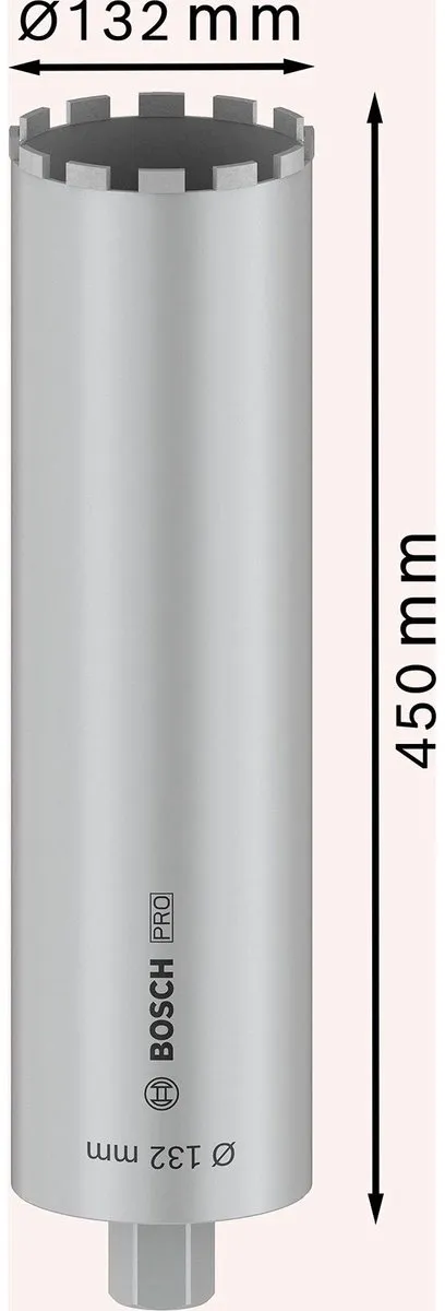 Bosch PRO Draadboren Nat 132x450mm G 1 1/4" UNC - 2 Stuks