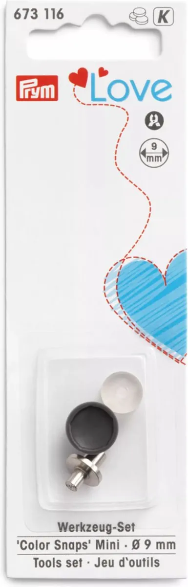 Prym Love Color Snaps Mini Gereedschapset 9mm - Multi