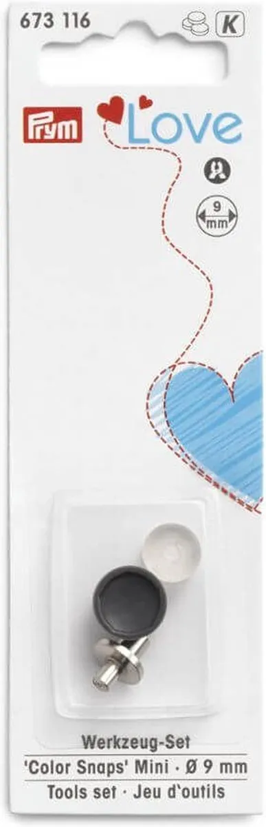 Prym Love Color Snaps Mini Gereedschapset 9mm