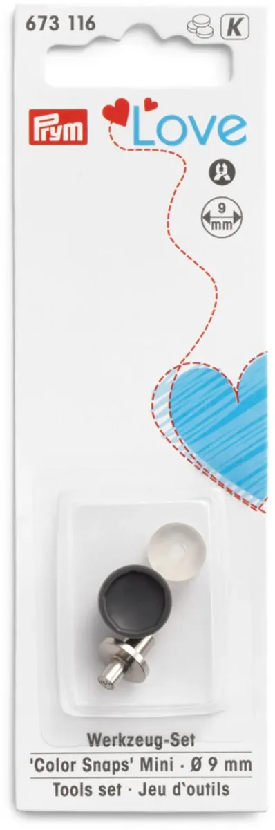 Prym Love Color Snaps Mini Gereedschapset 9mm - Multi