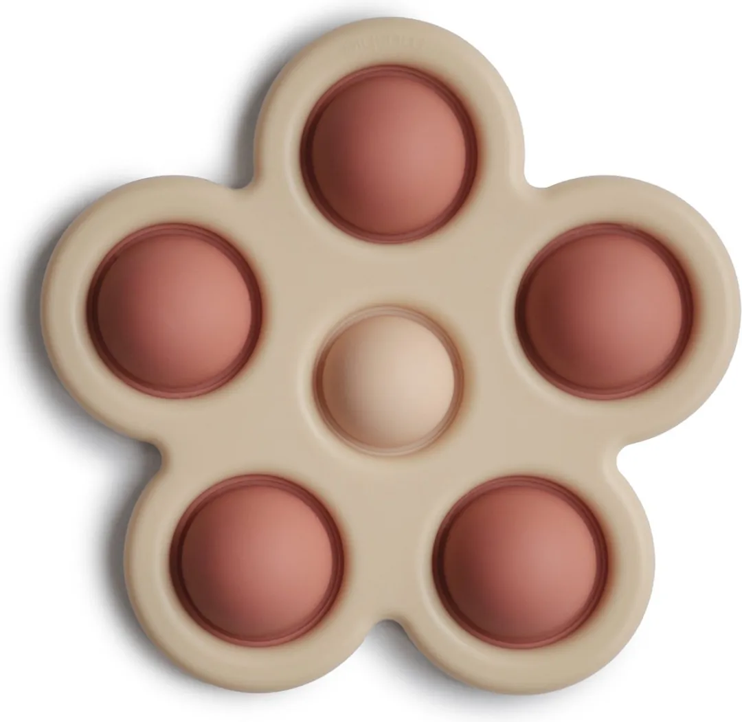 Mushie Press Toy Flower Rose