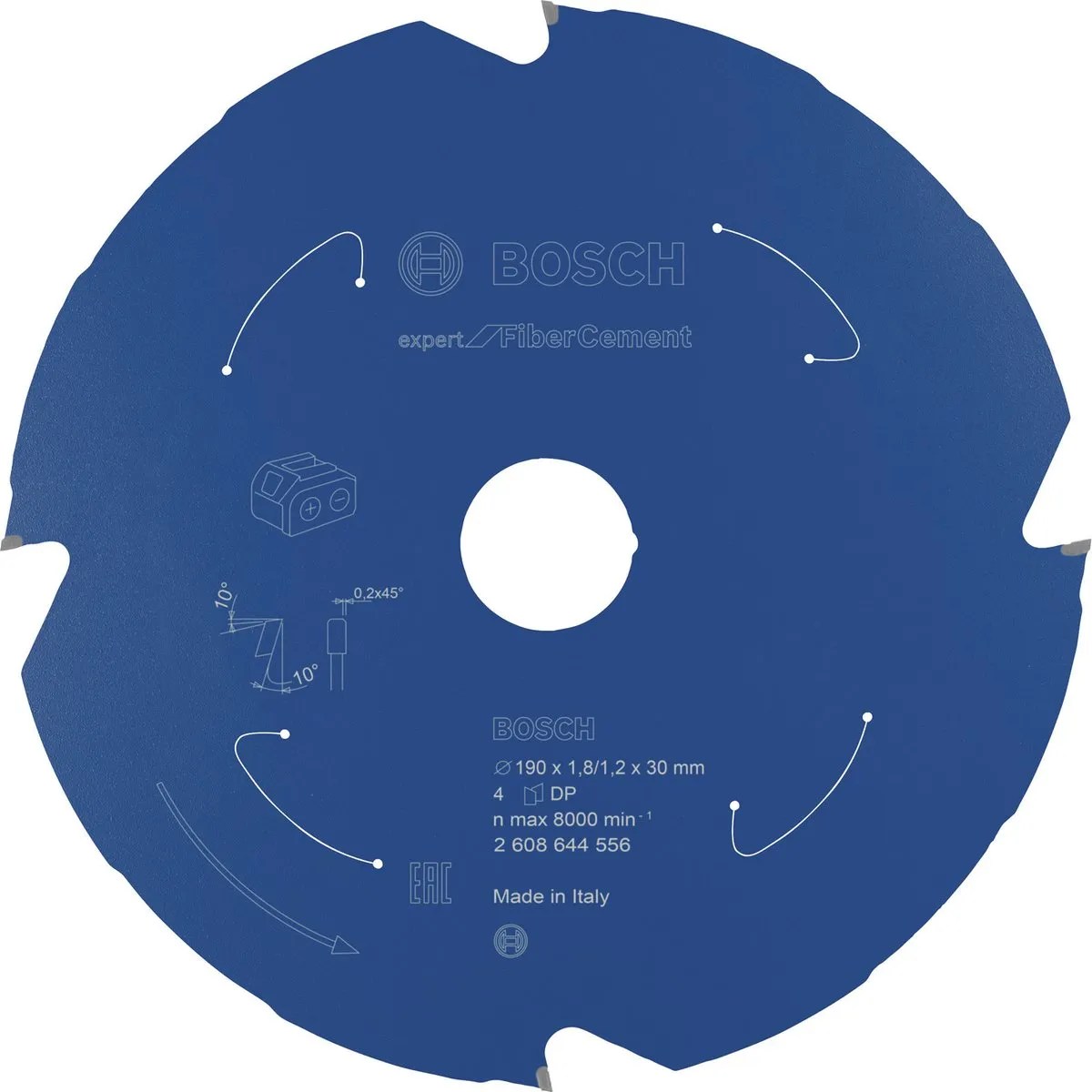 Bosch Expert Vezelcement Zaagblad 190mm