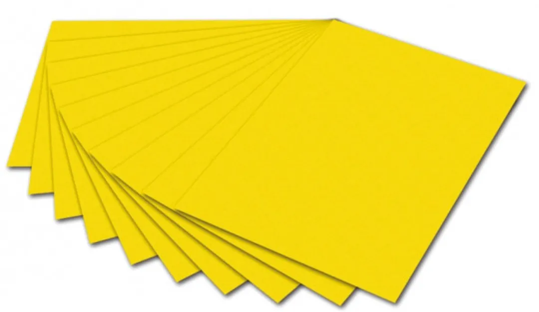 Folia Fotokarton Bananengeel A4 300gr