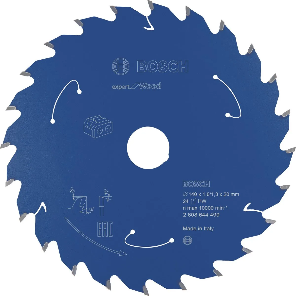 Bosch Cirkelzaagblad 2608644499 Metaal - 24 Tanden