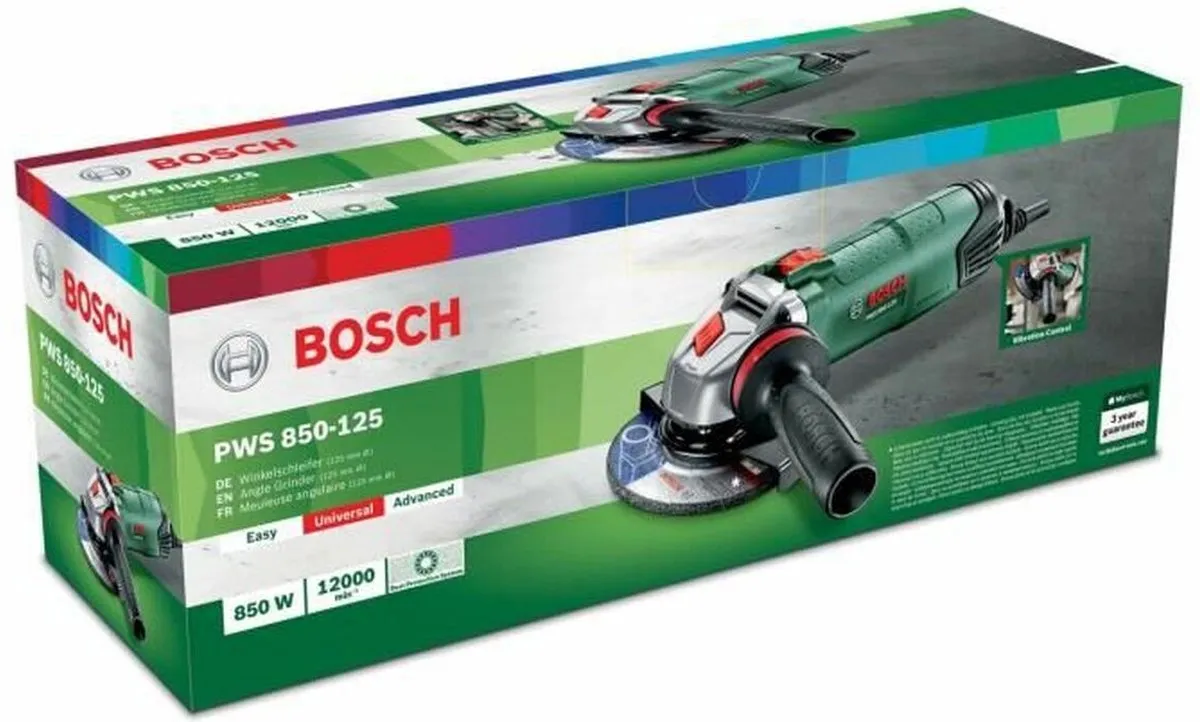 Bosch PWS 850-125 Haakse Slijpmachine 125mm