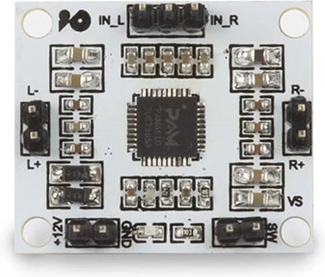 Whadda WPI446 Versterkermodule 2x10W - Wit