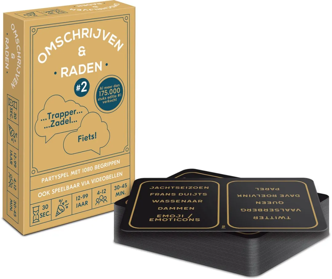 Combi-Deal Omschrijven & Raden #1-3 Pocket Partyspel - 4-12 Spelers