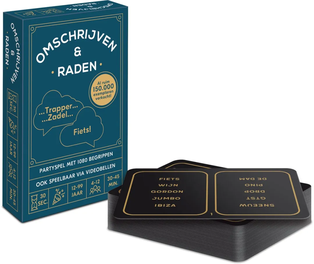 Combi-Deal Omschrijven & Raden #1-3 Pocket Partyspel - 4-12 Spelers