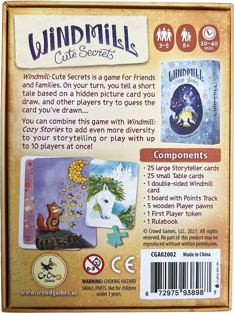 Crowd Games Windmill Cute Secrets Kaartspel - 3-5 Spelers