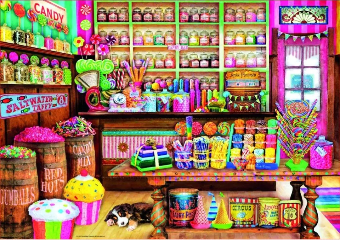 Educa Borras Candy Shop 1000 Stuks Puzzel - Meerkleurig