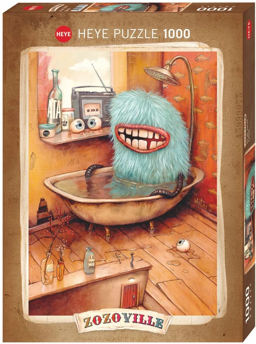 Heye Puzzel Bathtub 1000 Stuks - Multicolor