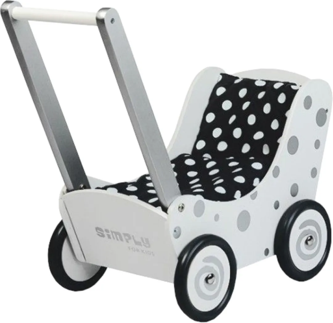 Simply for Kids Poppenwagen PW2349 - Zilver