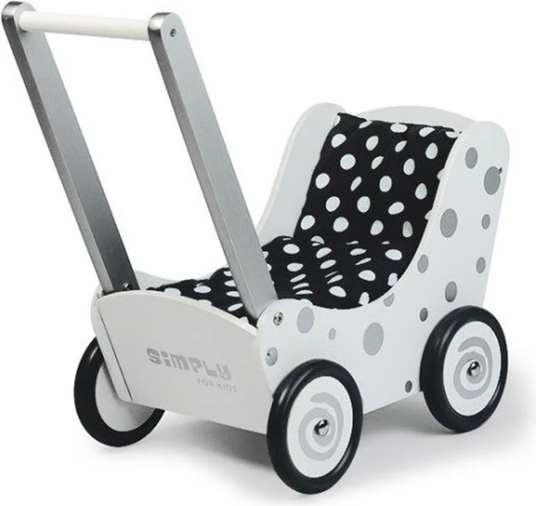 Simply for Kids Poppenwagen PW2349 - Zilver