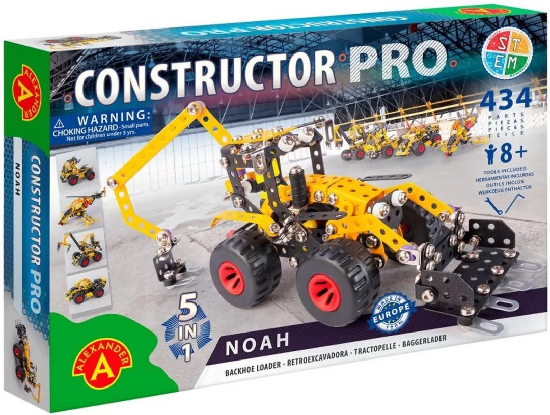 Alexander Toys Constructor PRO Noah - 434 Stuks - Multicolor