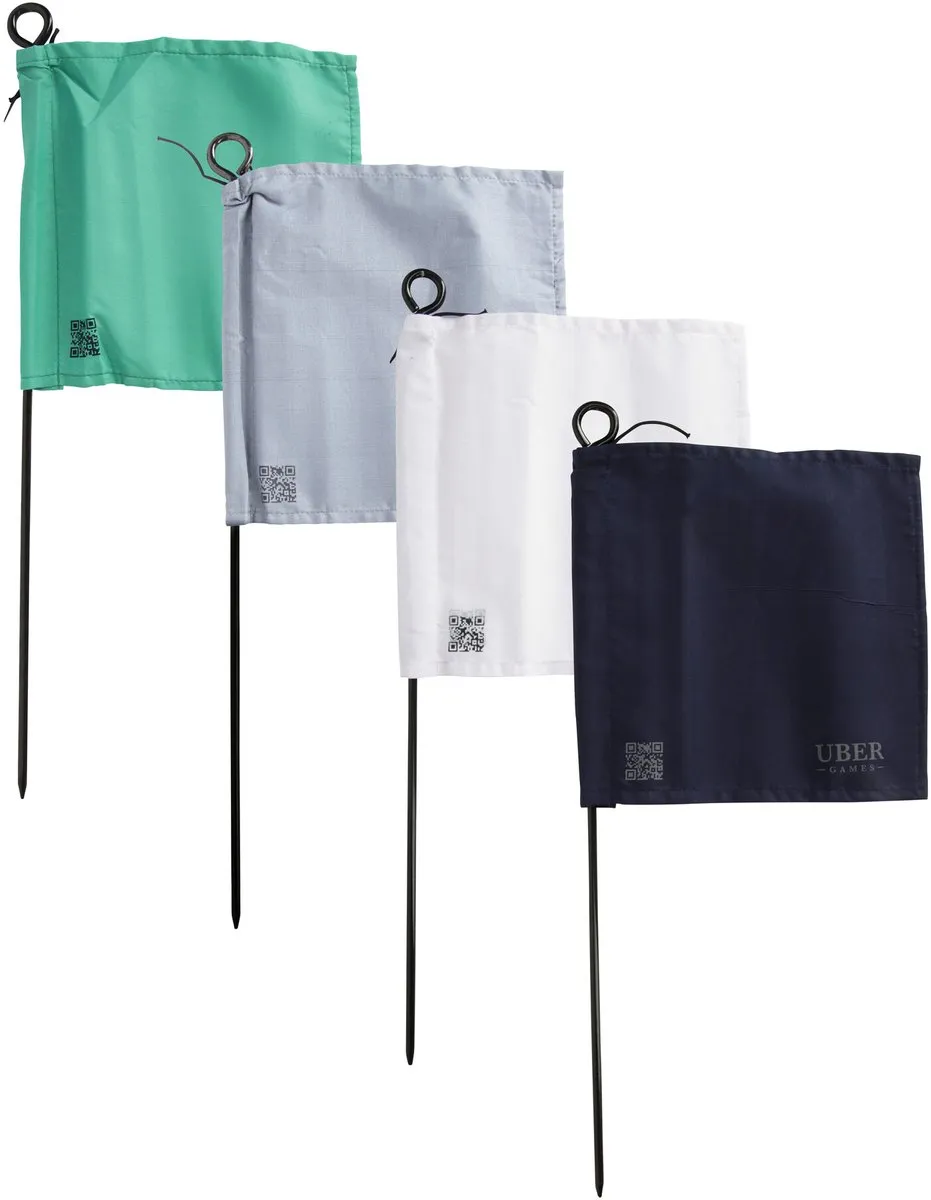 Ubergames Croquetset 6 Personen - Stalen Poorten 11mm