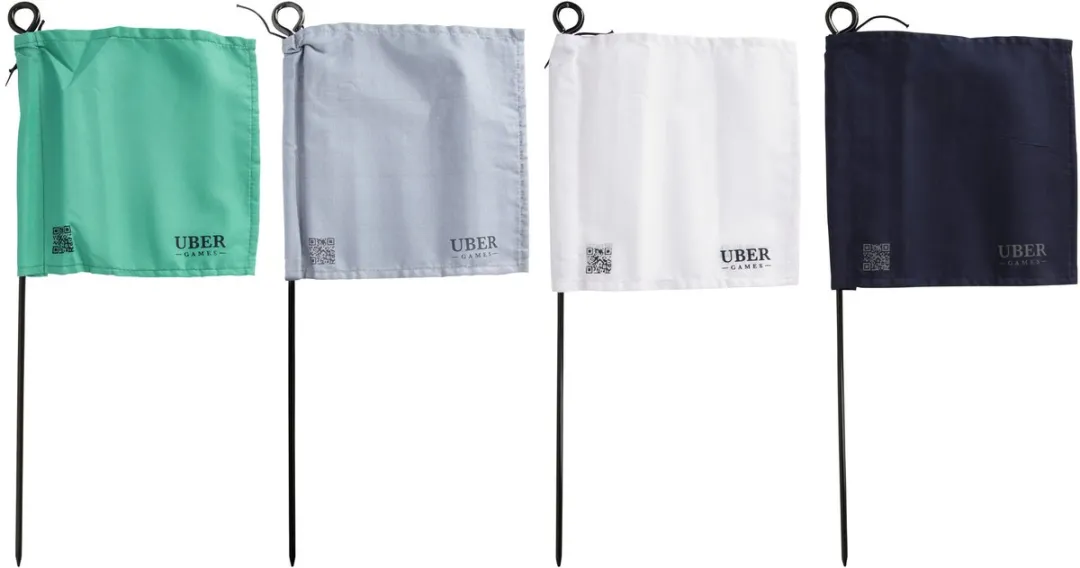 Ubergames Croquetset 6 Personen - Stalen Poorten 11mm