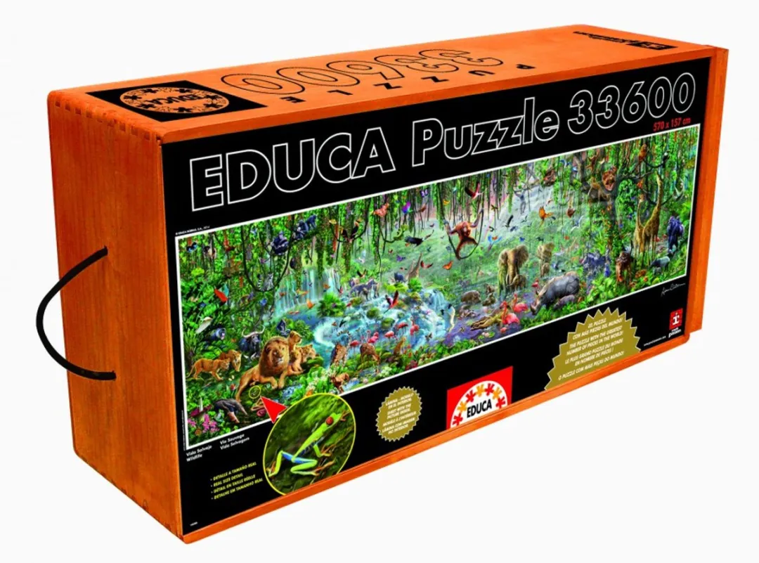 Educa Wildlife 33600 Puzzeldelen - 570x157cm Multi - afbeelding 6 van 6