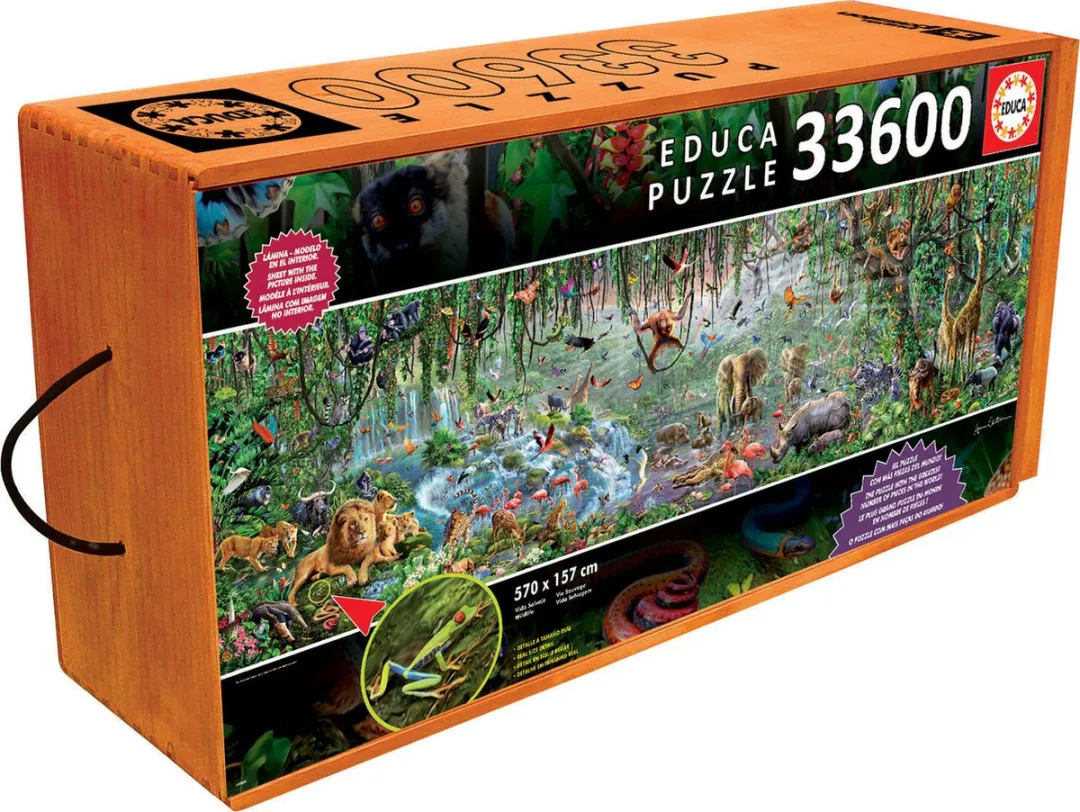 Educa Wildlife 33600 Puzzeldelen - 570x157cm Multi