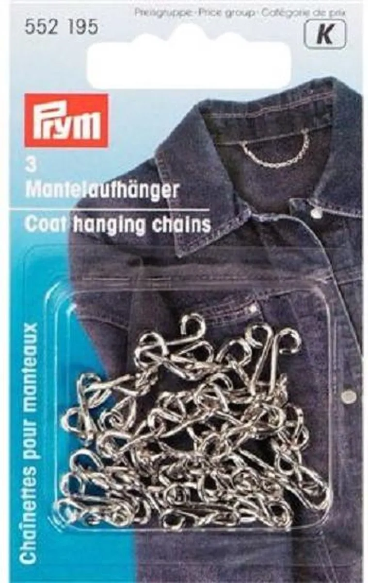 Prym Mantelhangers Zilverkleurig - 3 Stuks