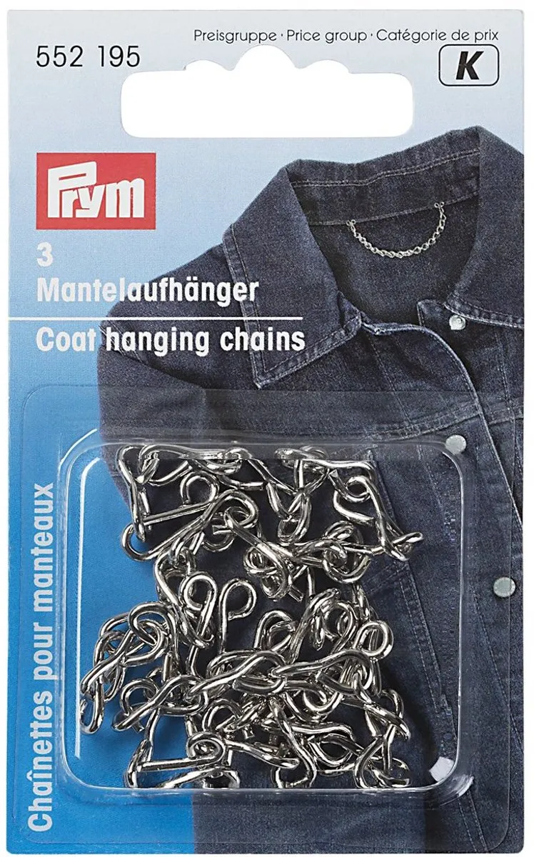 Prym Mantelhangers Zilverkleurig - 3 Stuks