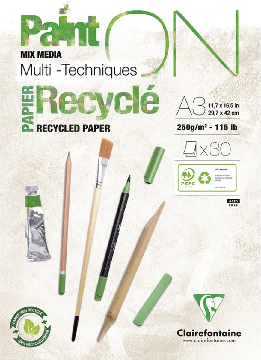 Clairefontaine Mixed Media Blok A3 250g