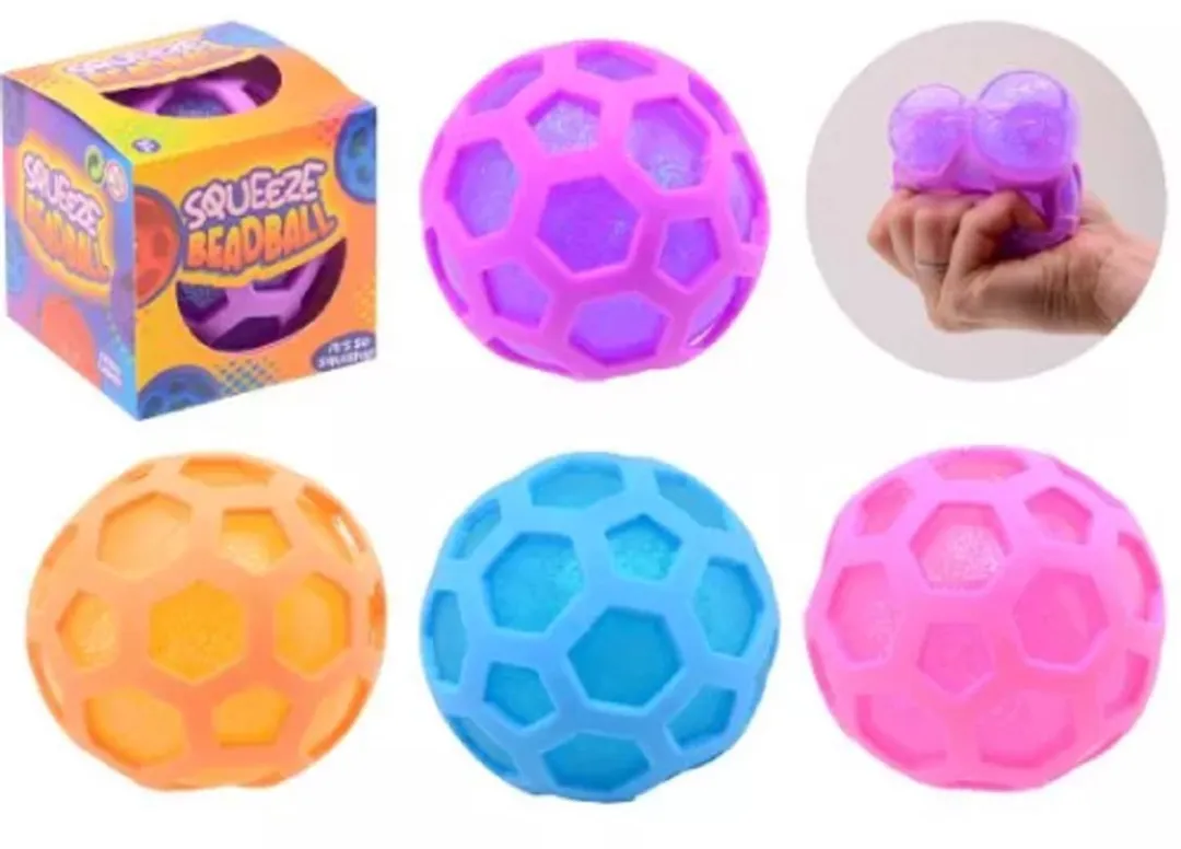 Johntoy Glitter Zeshoek Bal - Multicolor