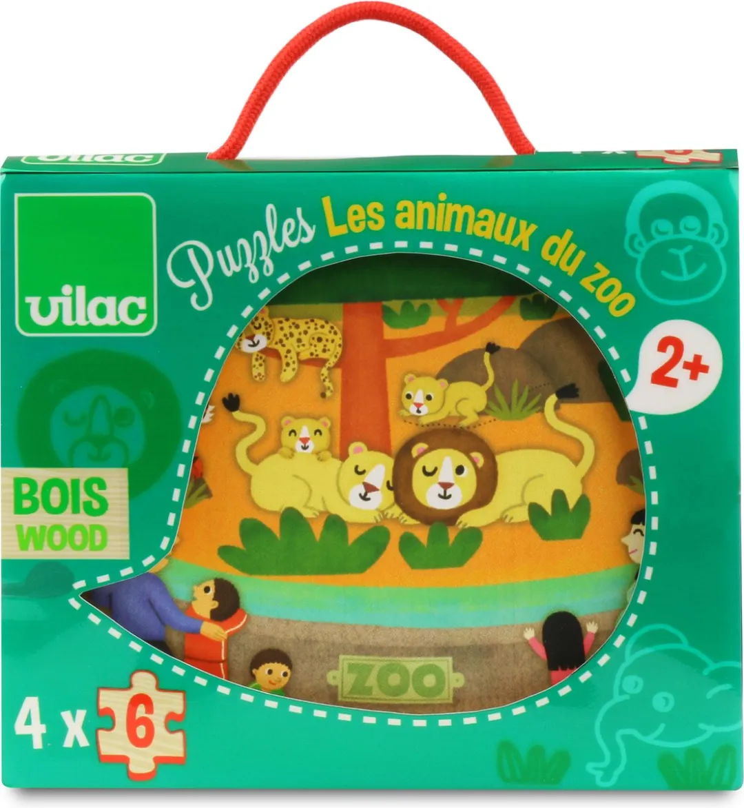 Vilac Houten Puzzel Dierentuin VI2642