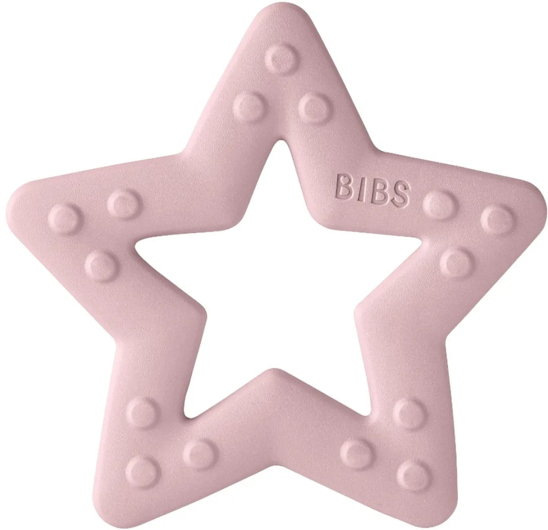 Bibs Bitie Star Pink Plum Bijtring 3000283