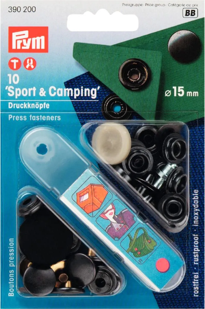 Prym Sport & Camping Drukknopen 15mm
