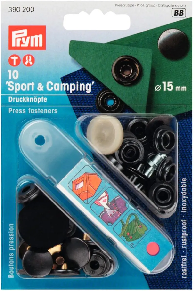 Prym Sport & Camping Drukknopen 15mm - Gebronsd - 10 Stuks - afbeelding 6 van 6