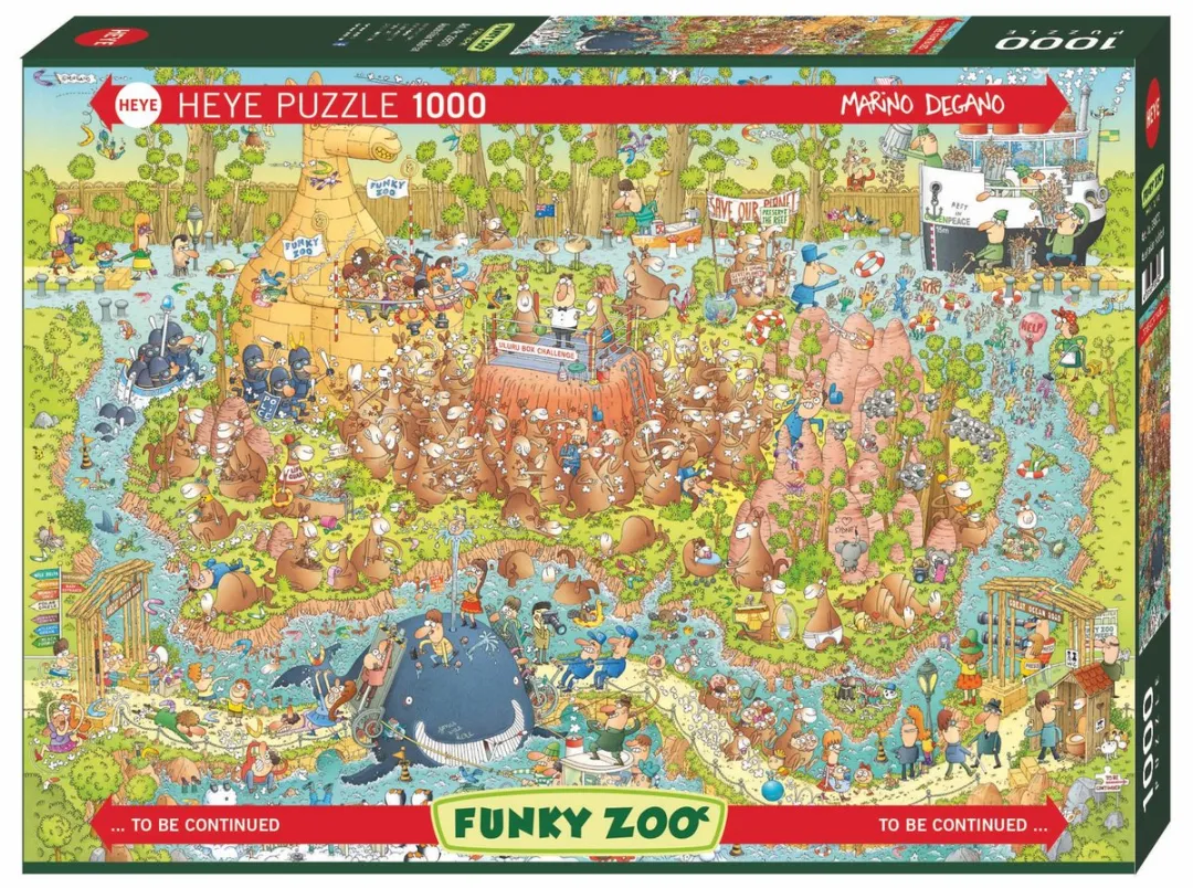 Heye Australian Habitat Legpuzzel - 1000 Stuks - Multicolor