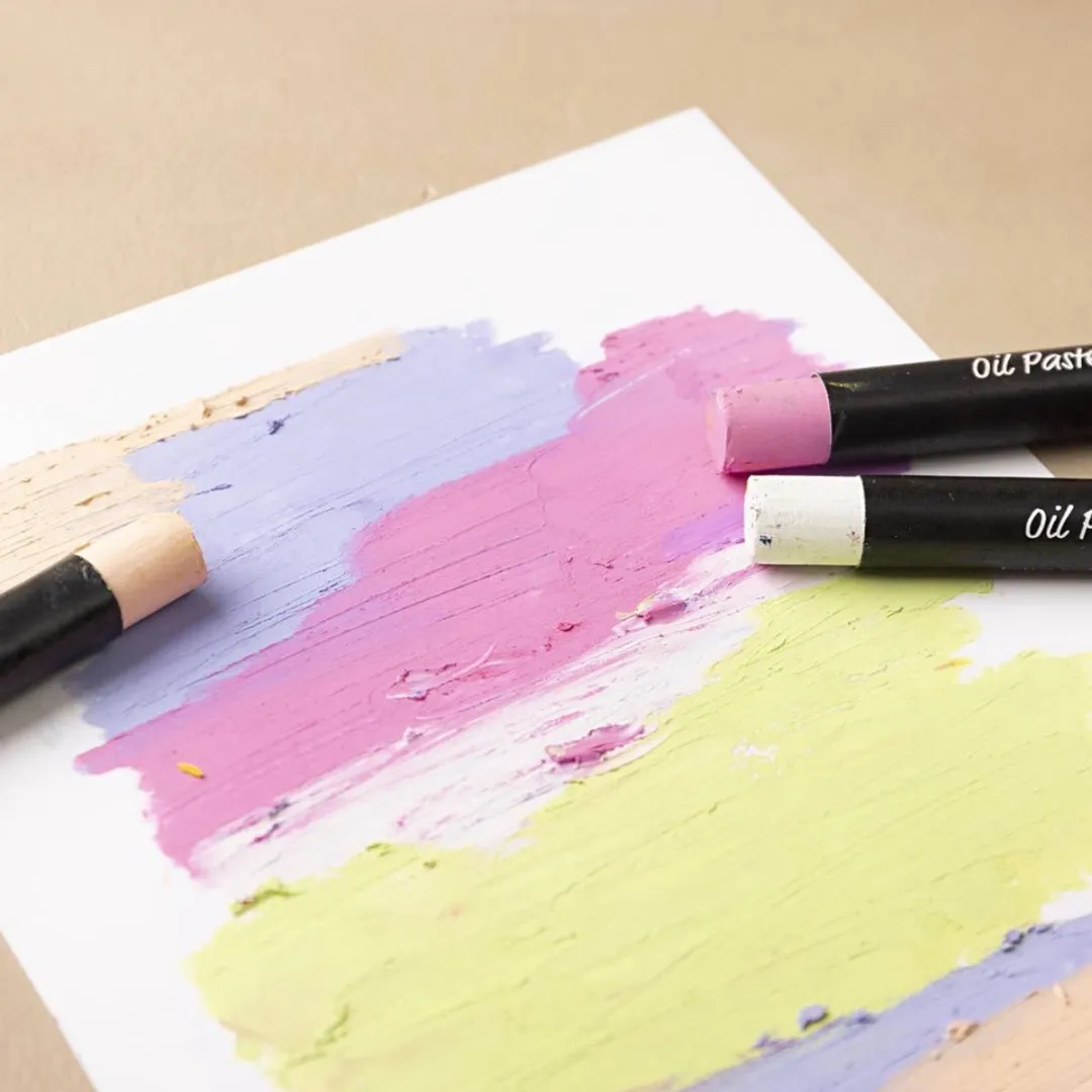 Creativ Company Oliepastels Pastelkleuren - 12 Stuks
