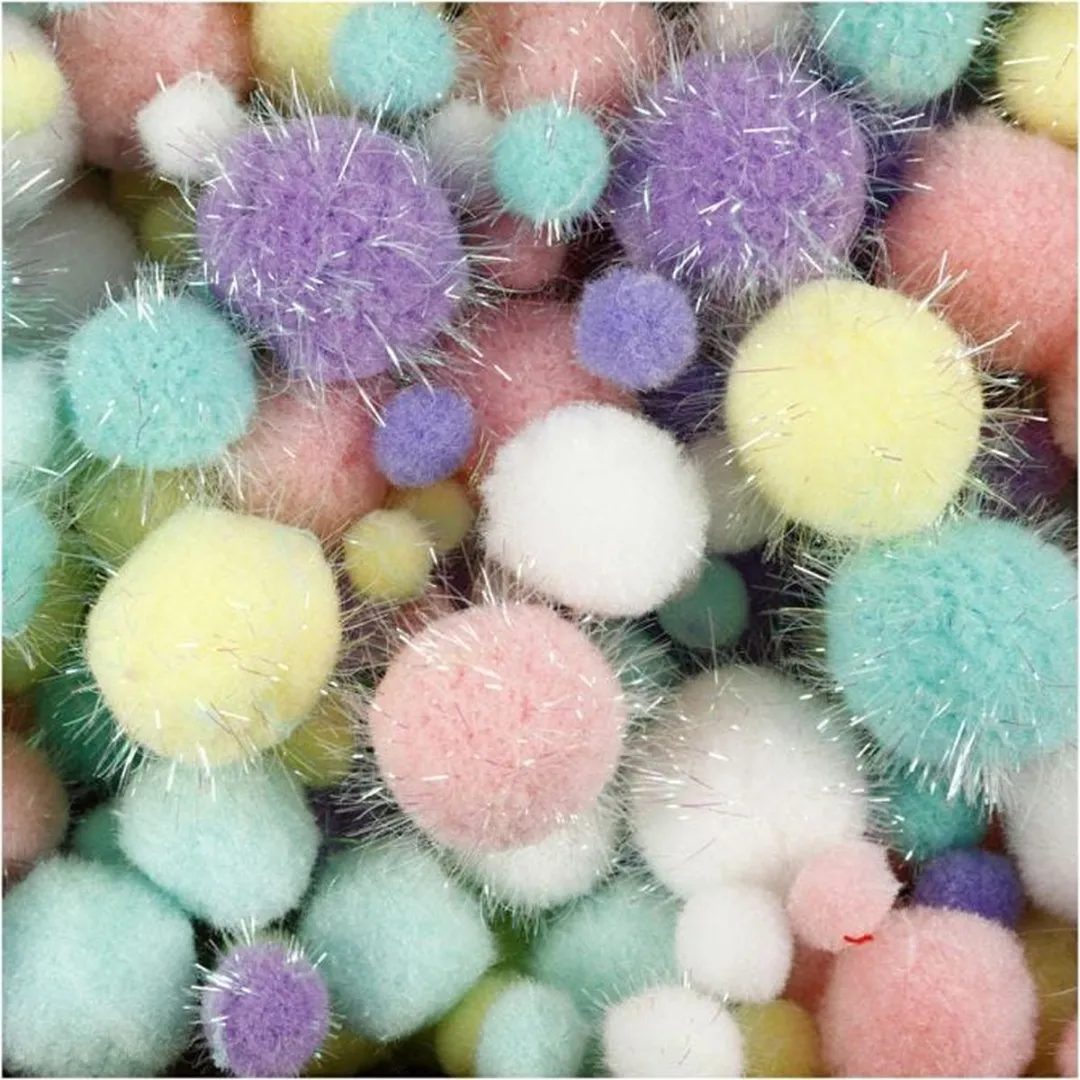 Creativ Company Pom-Poms 400 Stuks - Divers