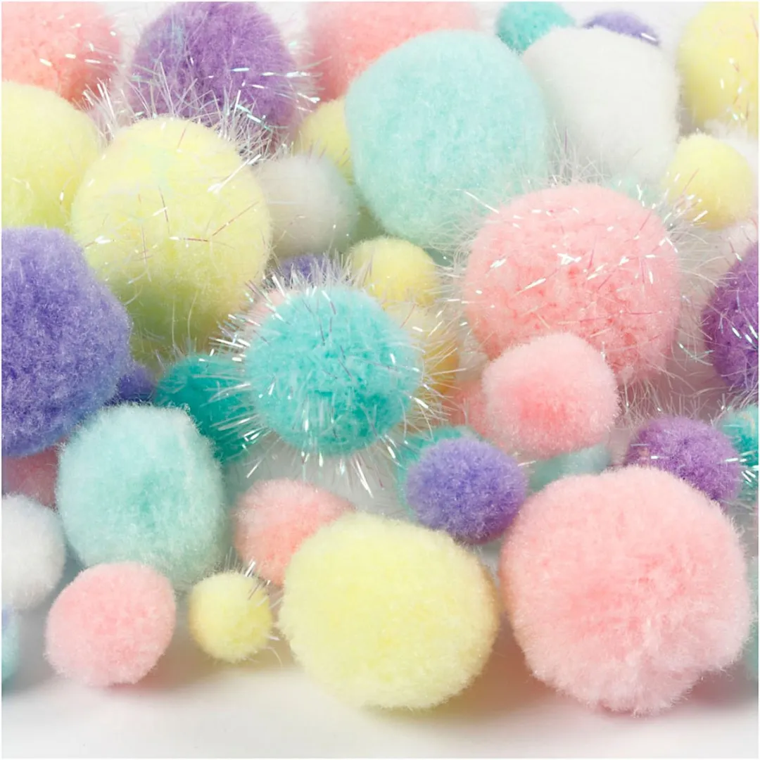 Creativ Company Pom-Poms 400 Stuks - Divers