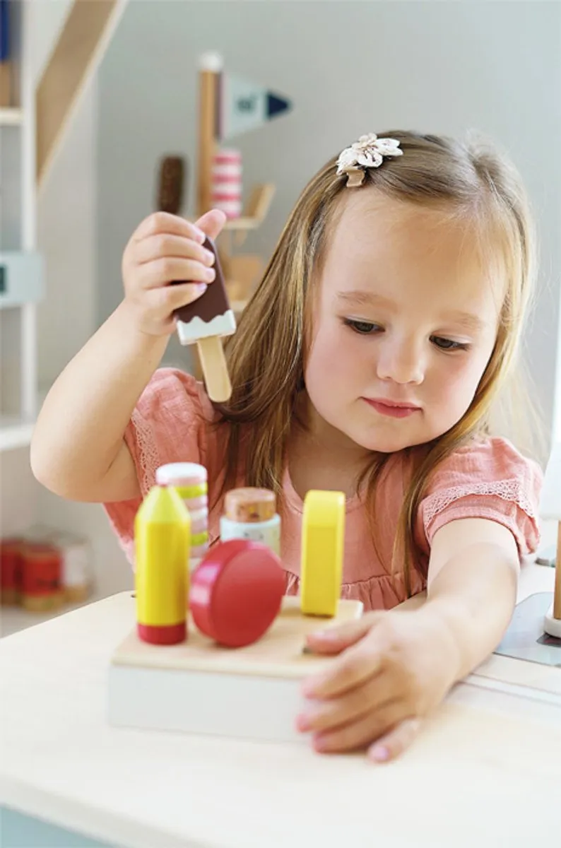 Small Foot Houten IJsjes Fresh Standaard - 7-delig Multicolor