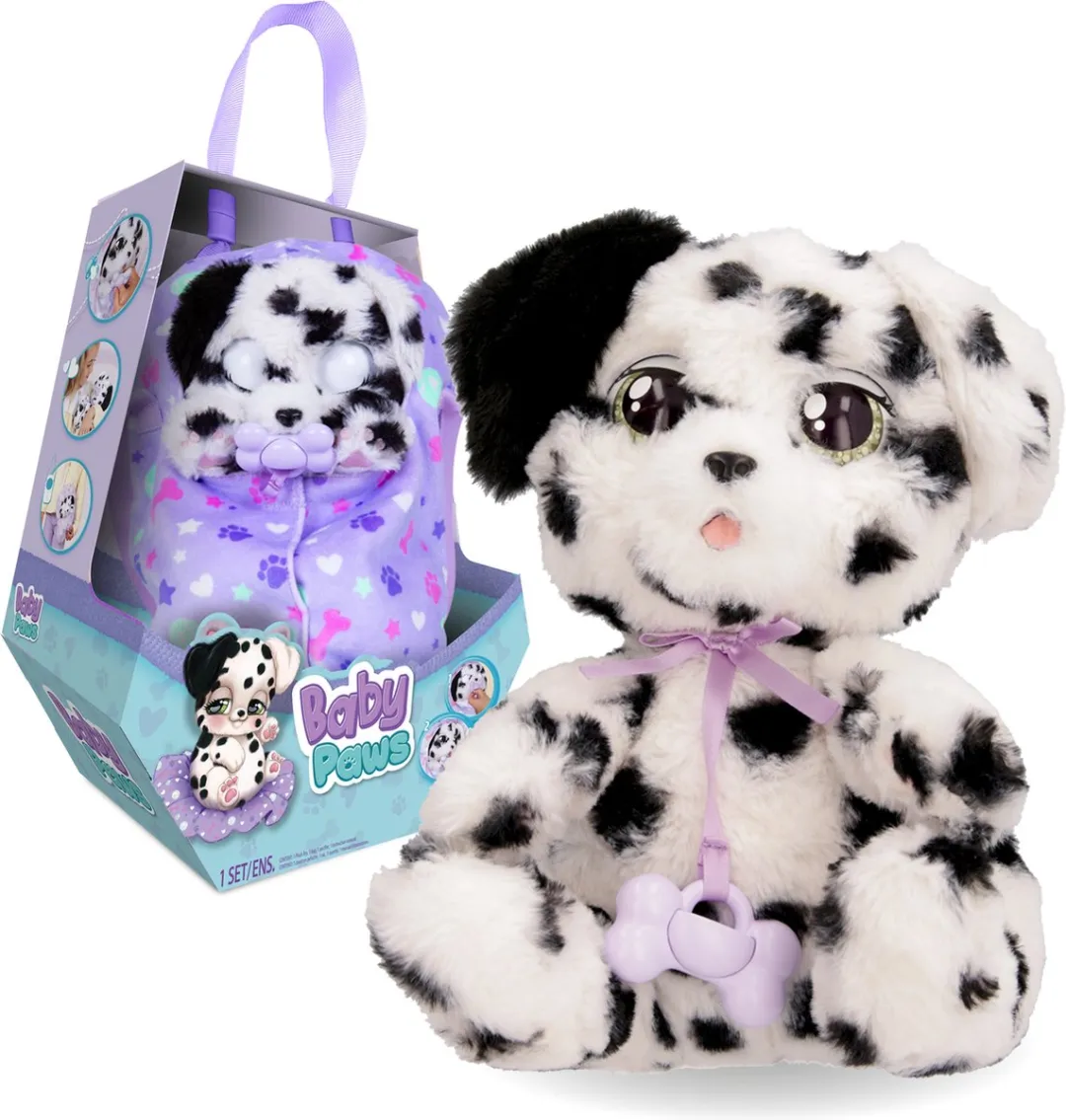 Imc Toys Baby Paws Dalmatiër Interactieve Knuffel - 2x AAA