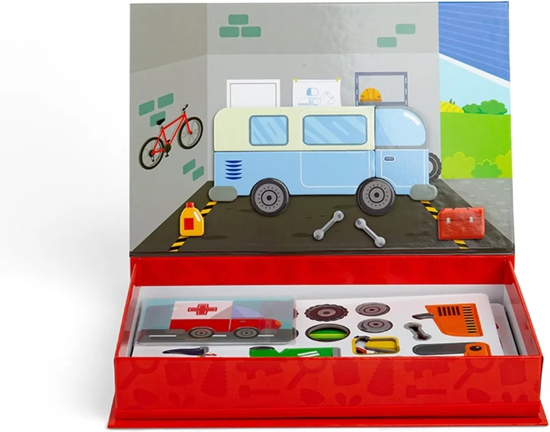 BIGJIGS Mag-Play Mechanic - 10 Stuks - Multikleur