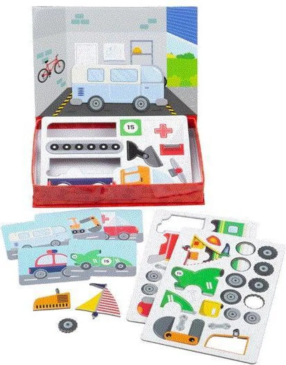 BIGJIGS Mag-Play Mechanic - 10 Stuks - Multikleur