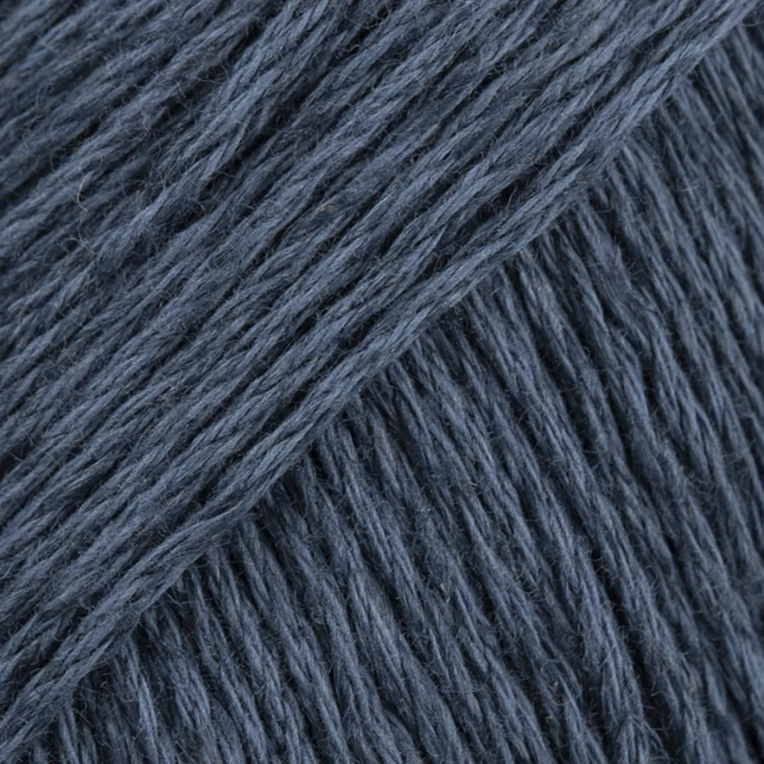 Drops Bomull-Lin Uni Colour Donkerblauw Katoen/Linnen Garen