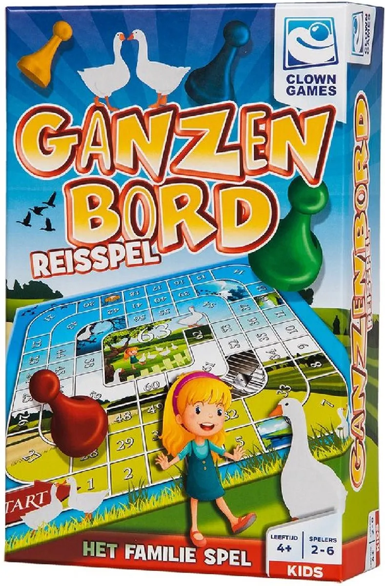 Clown Games Ganzenbord - 2-6 Spelers