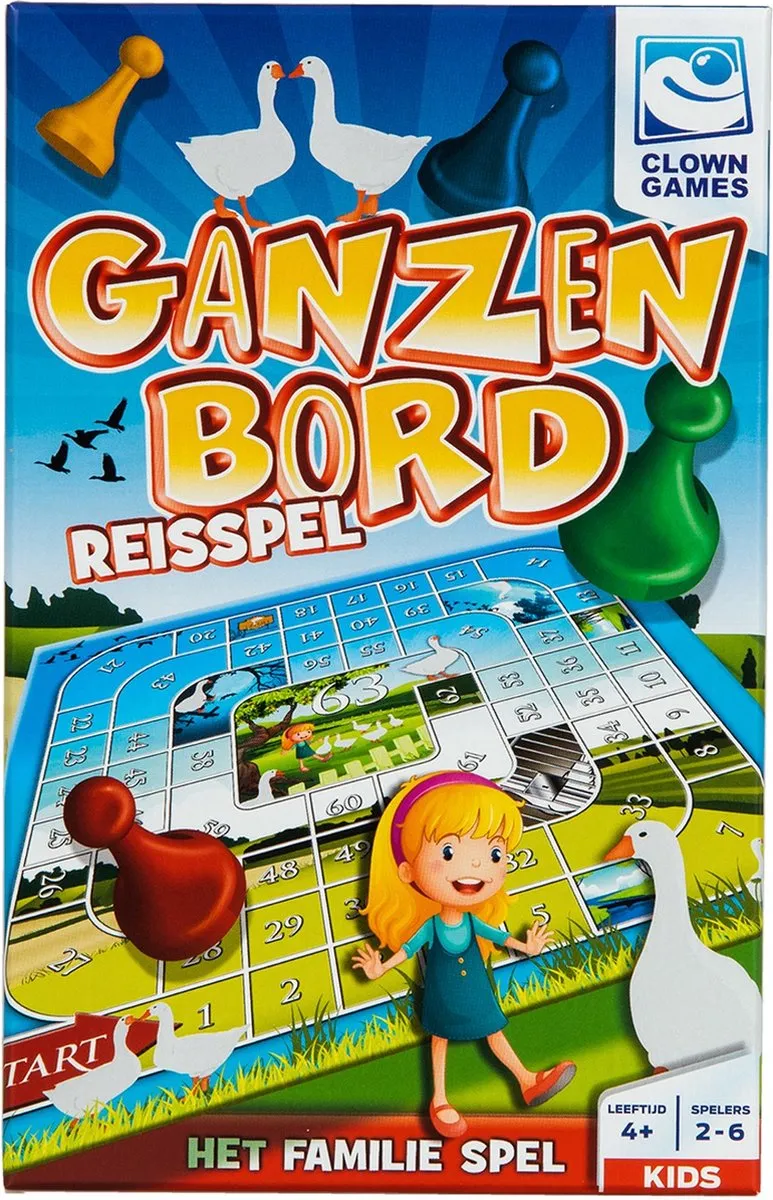 Clown Games Ganzenbord - 2-6 Spelers