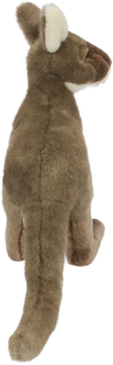 PIA Soft Toys Pluche Kangoeroe Staand 30cm - Bruin/Crème