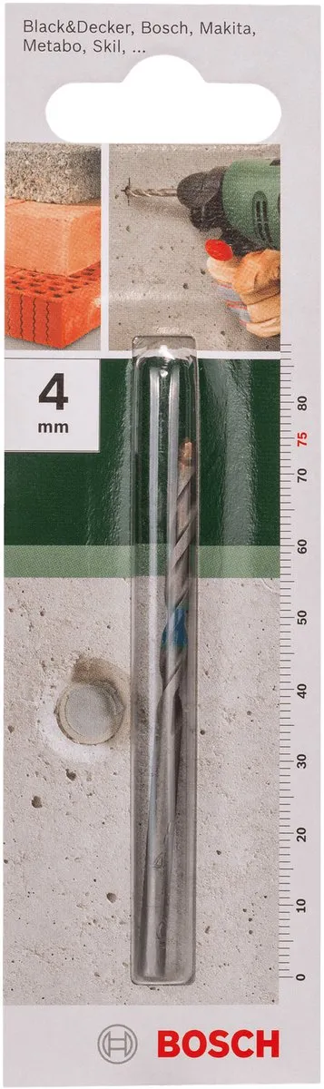 Bosch Betonboor ISO 5468 4mm x 75mm - 1 Stuk