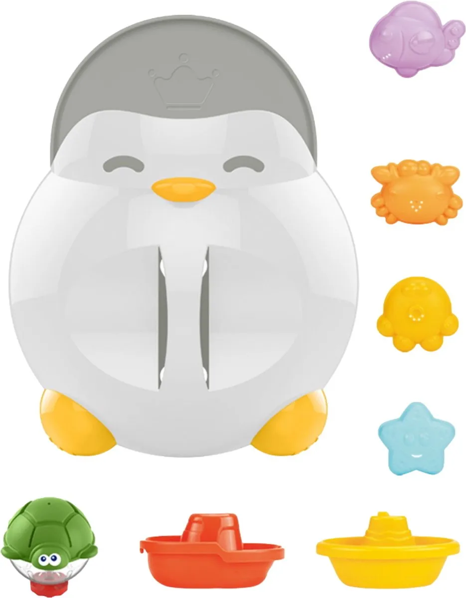 Eco Toys Penguin Badspeeltjeshouder