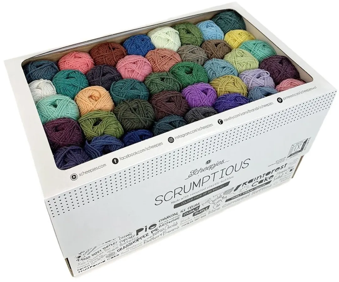 Scheepjes Scrumptious Colour Pack 80 Kleuren - 80x30g