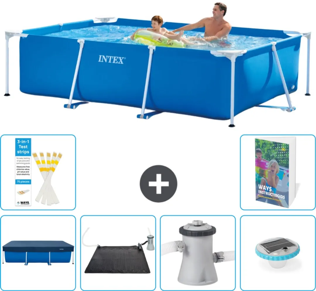 Intex Frame Zwembad 260x160cm Blauw