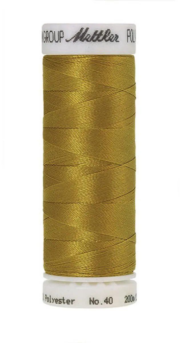 Amann Mettler Polysheen Borduurgaren Geel - 200m